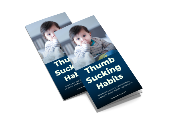 Thumb Sucking Habits Brochure